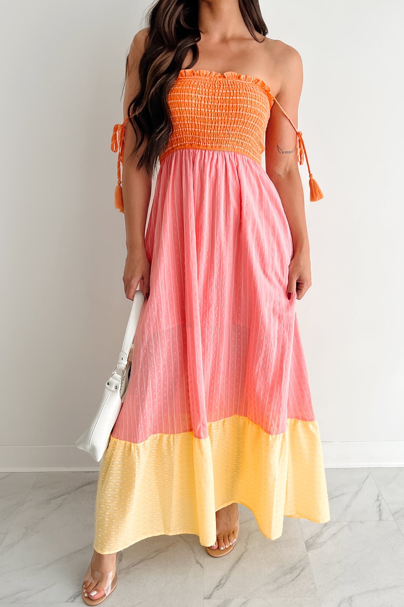 Sunkissed & Sassy Colorblock Maxi Dress (Multi)
